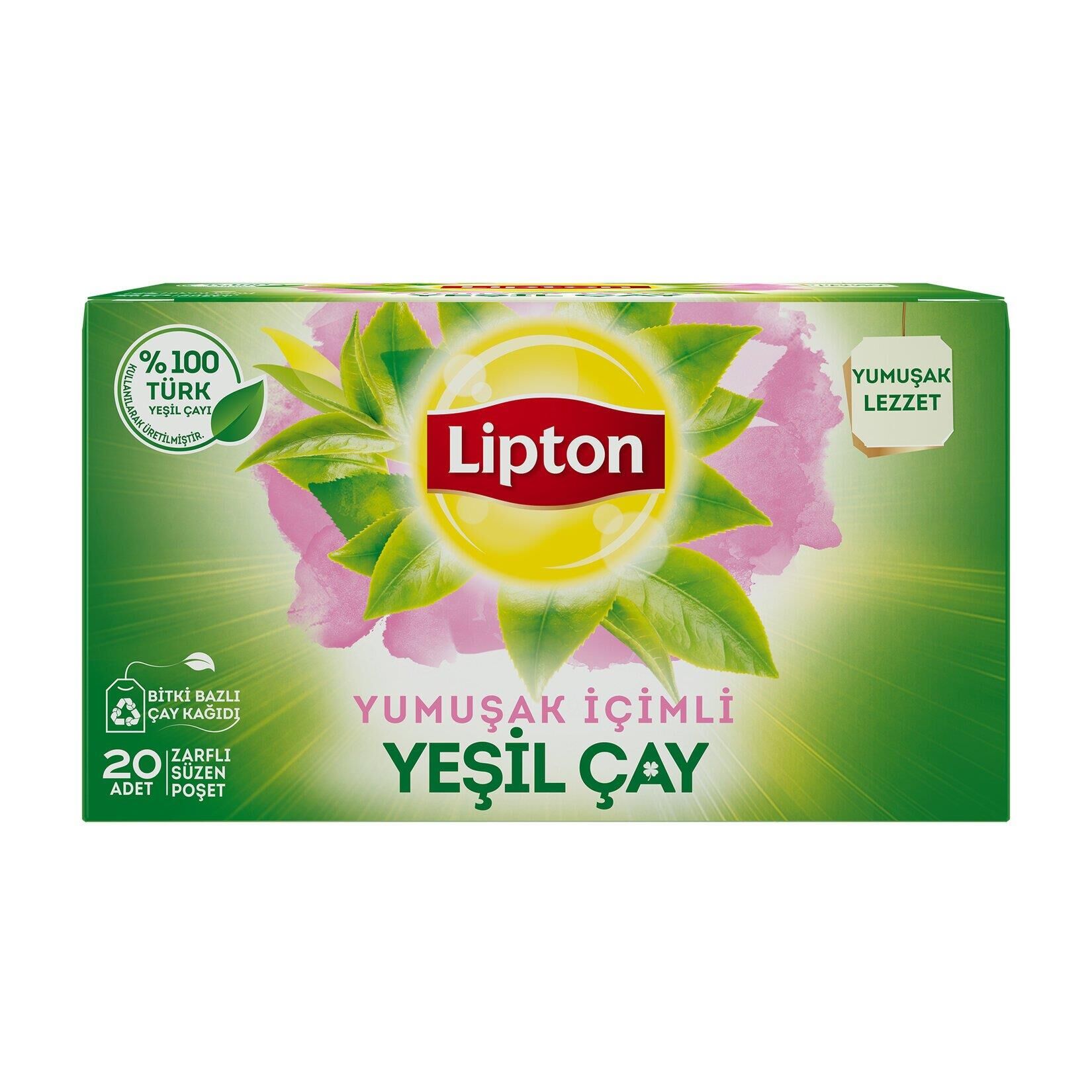 LİPTON YEŞİL ÇAY YUMUŞAK İÇİMLİ 20Lİ