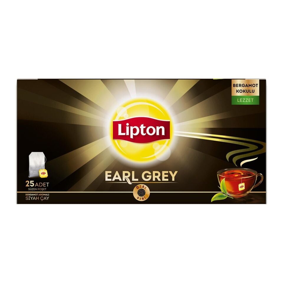 LİPTON BARDAK EARLY GREY 50GR 25Lİ
