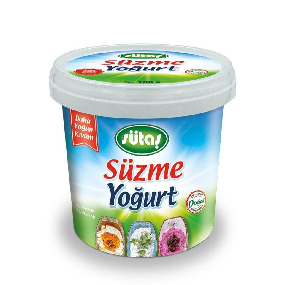 SÜTAŞ SÜZME YOĞURT 900GR