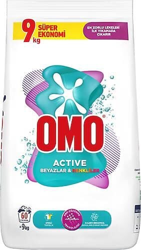 OMO MATİK 9KG ACTİVE RENKLİLER&BEYAZLAR