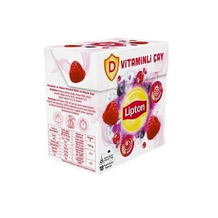 LİPTON BİTKİSEL ÇAY VİTAMİN D 18Lİ