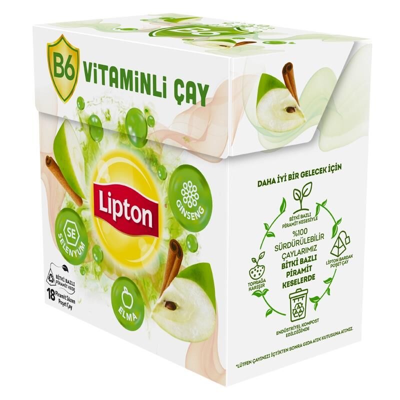 LİPTON BİTKİSEL ÇAY VİTAMİN B6 18Lİ