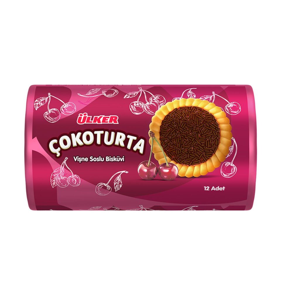ÜLKER ÇOKOTURTA VİŞNE 12Lİ 300GR