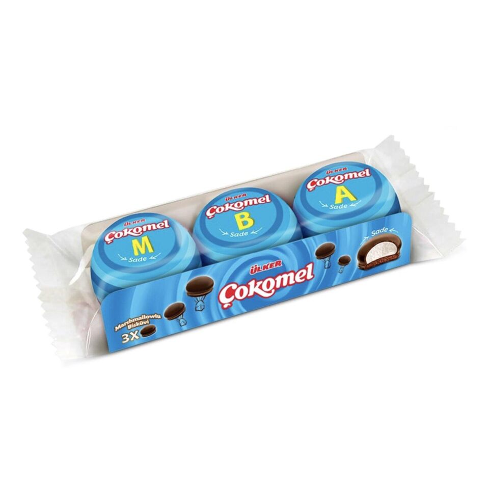 ÜLKER ÇOKOMEL 3LÜ SADE MARSHMALLOW