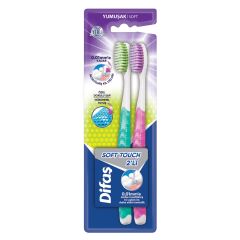 DİFAŞ DİŞ FIRÇASI SOFT TOUCH 2Lİ
