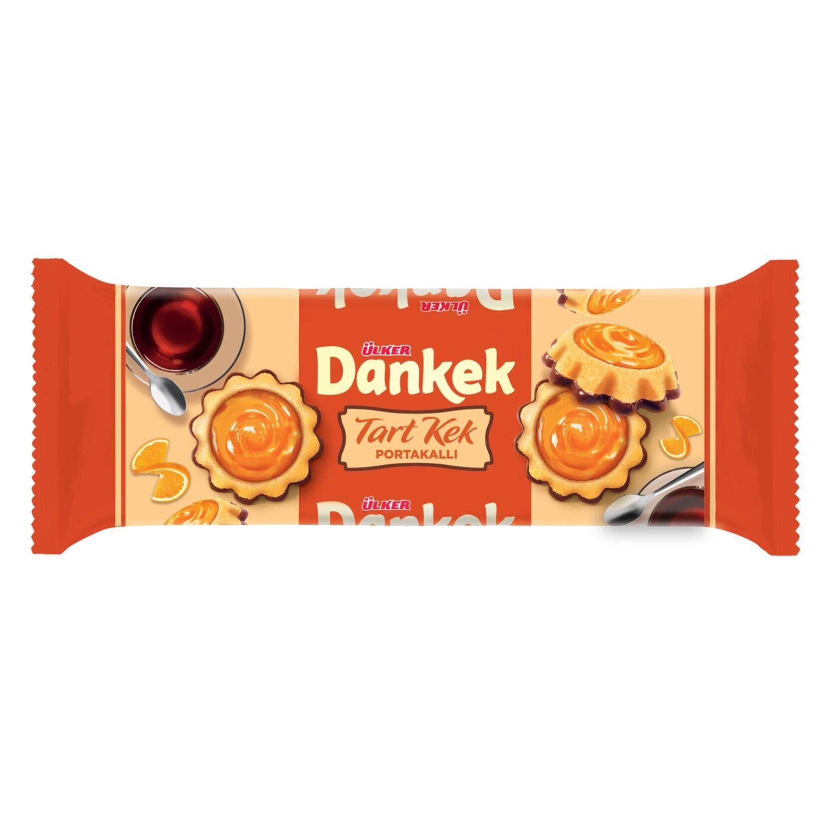 ÜLKER DANKEK TART KEK 180G PORTAKALLI