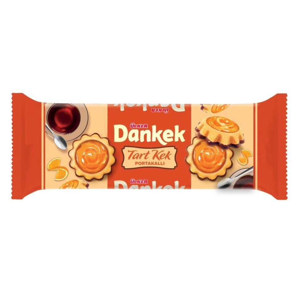 ÜLKER DANKEK TART KEK 180G PORTAKALLI