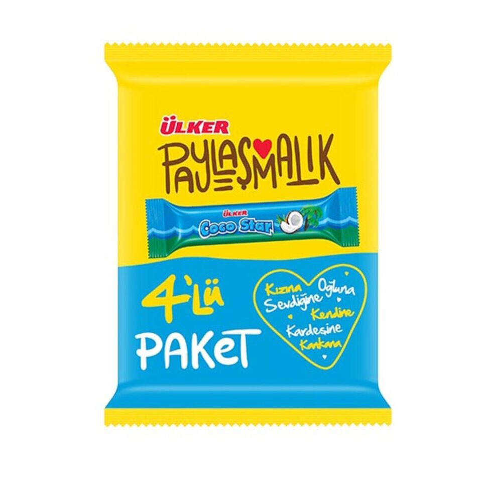 ÜLKER COCOSTAR 4LÜ 100GR (4x25G)