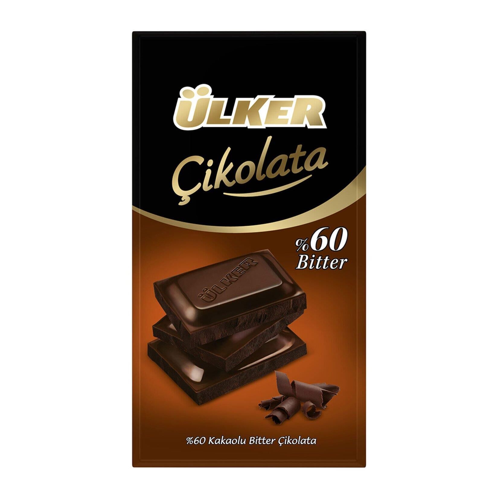 ÜLKER ÇİKOLATA BİTTER TBL 70GR %60 BİTTER