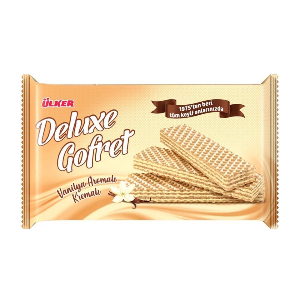 ÜLKER DELUXE GOFRET 220G VANİLYA AROM.KREMALI