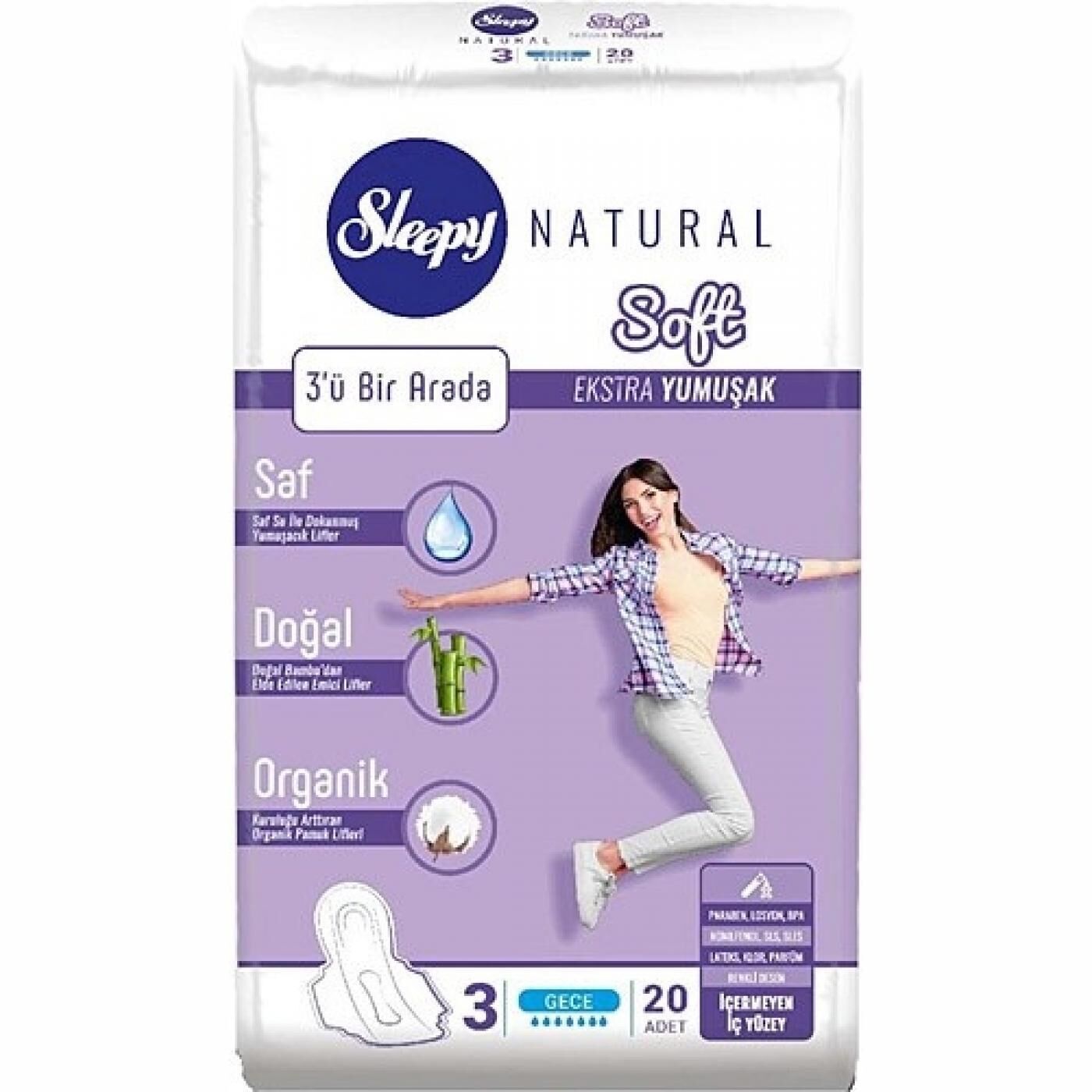 SLEEPY SOFT EKO PED GECE 20Lİ