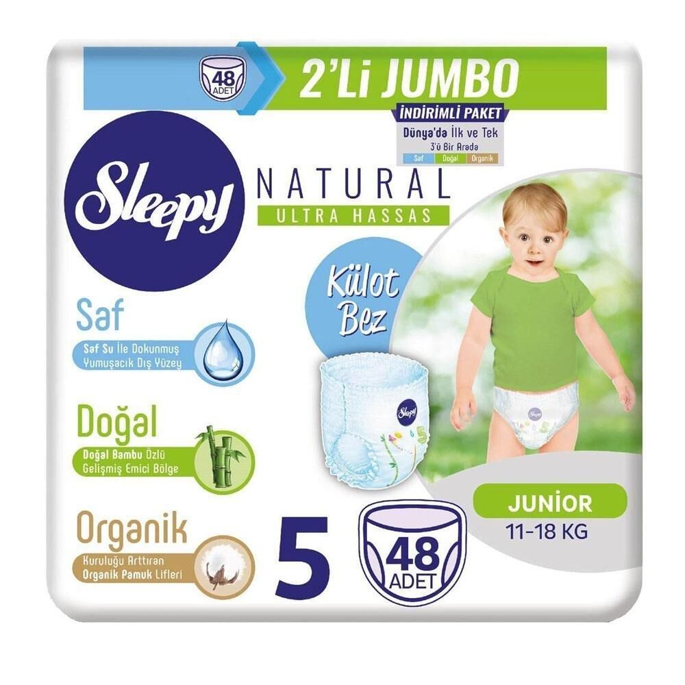 SLEEPY KÜLOT BEZ JUNİOR NO:5 40LI