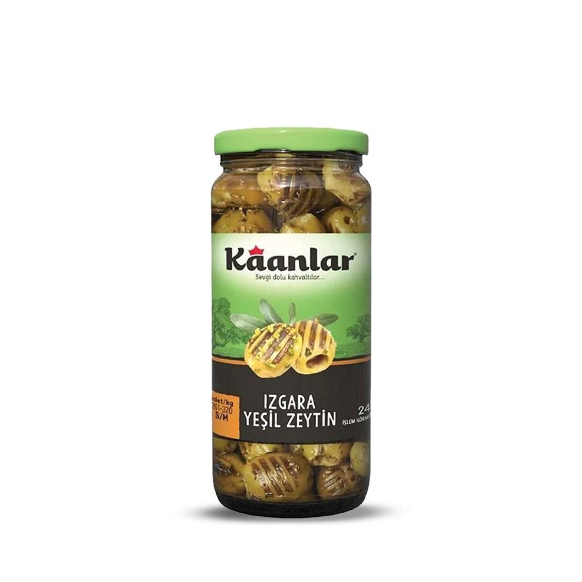 KAANLAR IZGARA YEŞİL ZEYTİN 240GR KVNZ