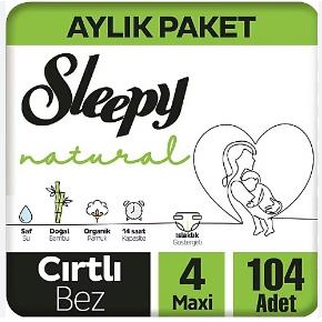 SLEEPY NATURAL CIRTLI NO:4 MAXİ 104LÜ