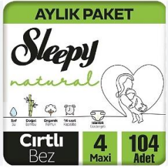 SLEEPY NATURAL CIRTLI NO:4 MAXİ 104LÜ