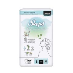 SLEEPY BİO NATURAL PED SÜPER ECO18Lİ GECE