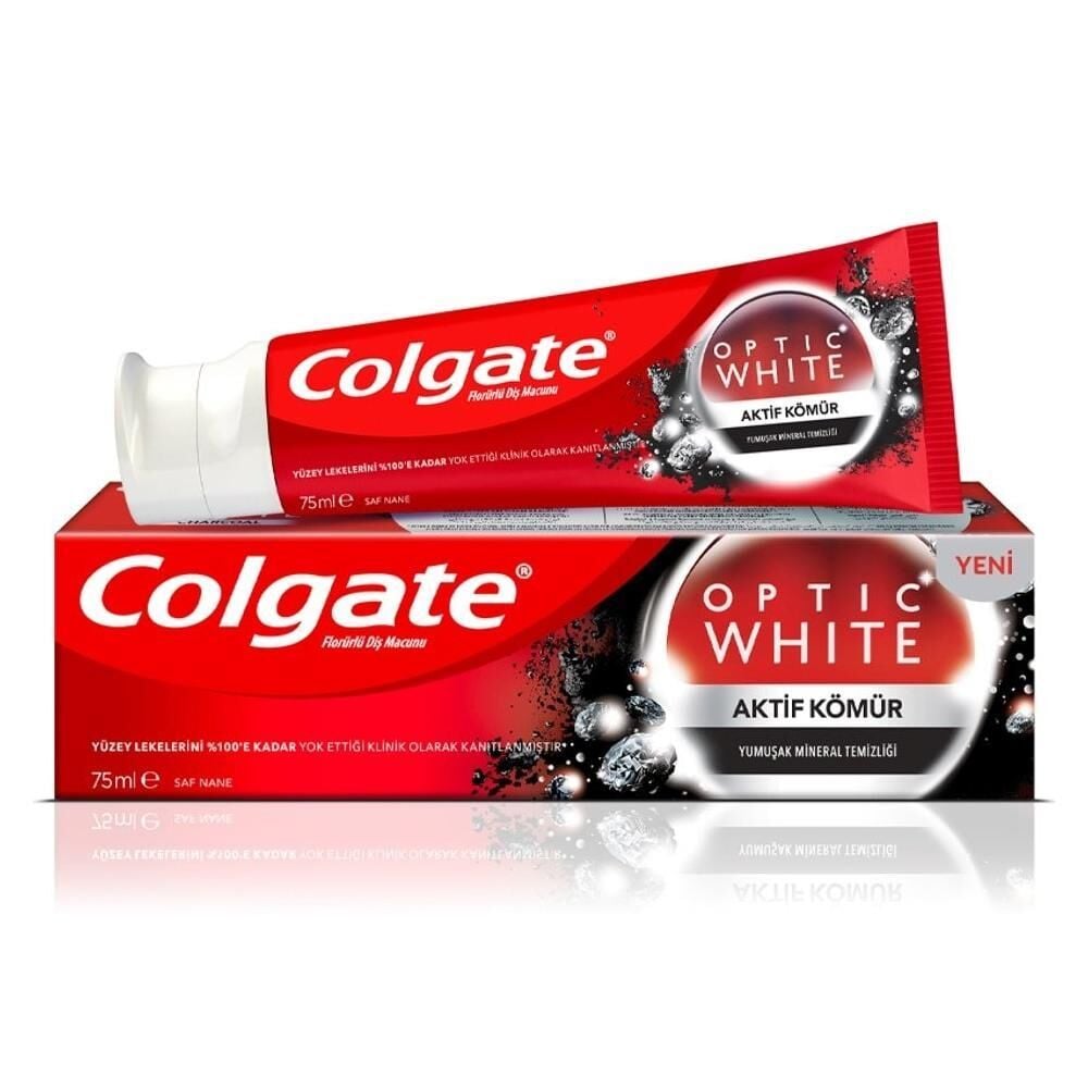 COLGATE DM 75ML OPTİK WHİTE AKTİF KÖMÜR