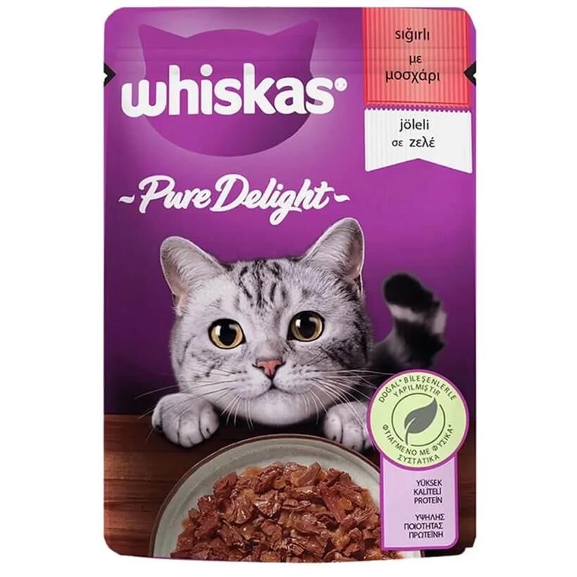 WHİSKAS POUCH YAVRU GÜVEÇ-BİFTEKİ 85GR