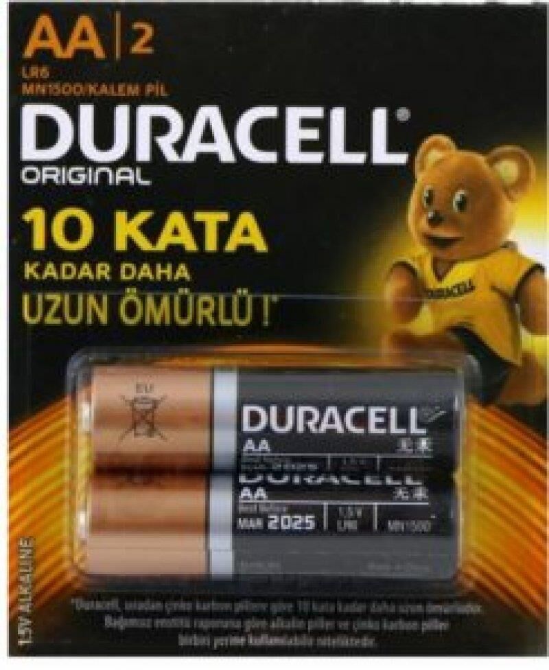 DURACELL AA KALEM 2Lİ-DMM W