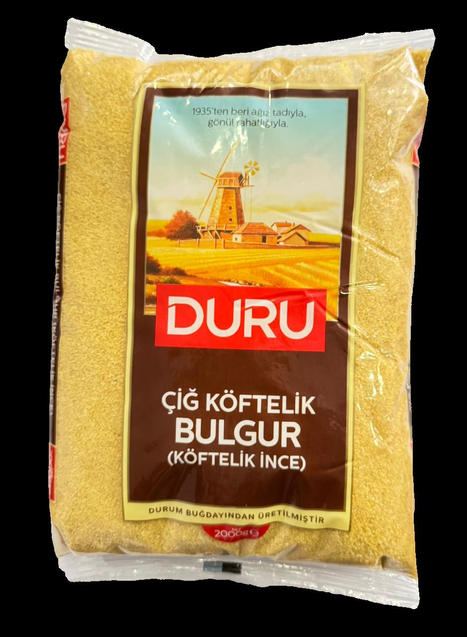 DURU BULGUR 2KG ÇİĞ KÖFTELİK