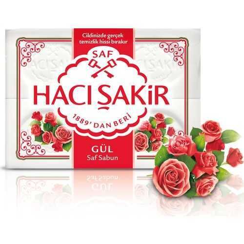 HACI ŞAKİR BANYO SB 600GR GÜL YENİ (4X150G)