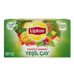 LİPTON BİTKİ YEŞİL ÇAY MANGO&ANANAS 20Lİ