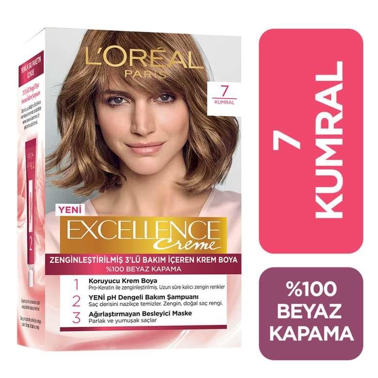 LOREAL SAÇ BOYASI 7 KUMRAL