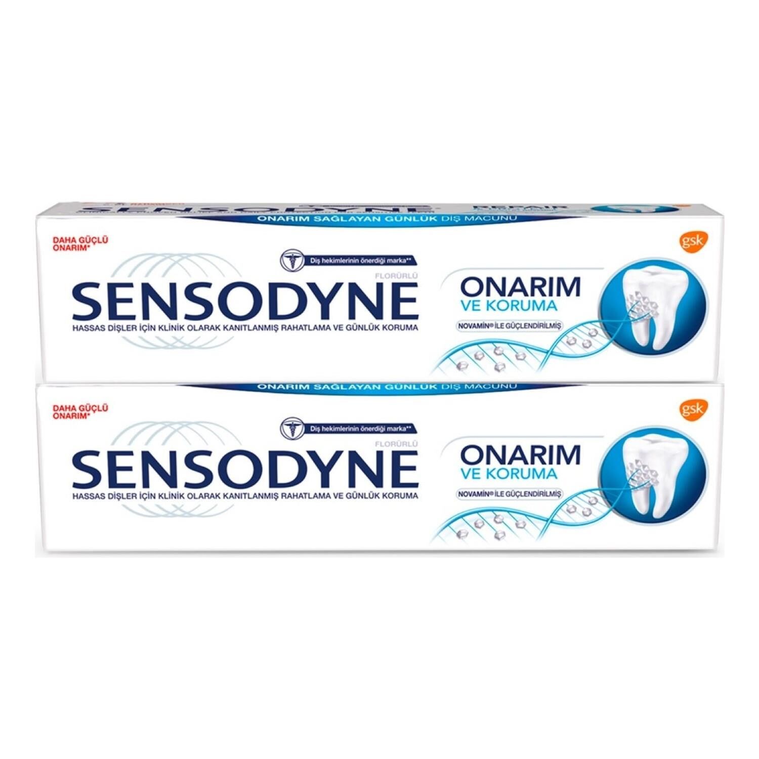 SENSODYNE 75ML DİŞ MACUNU ONARIM KORUMA 2X75ML