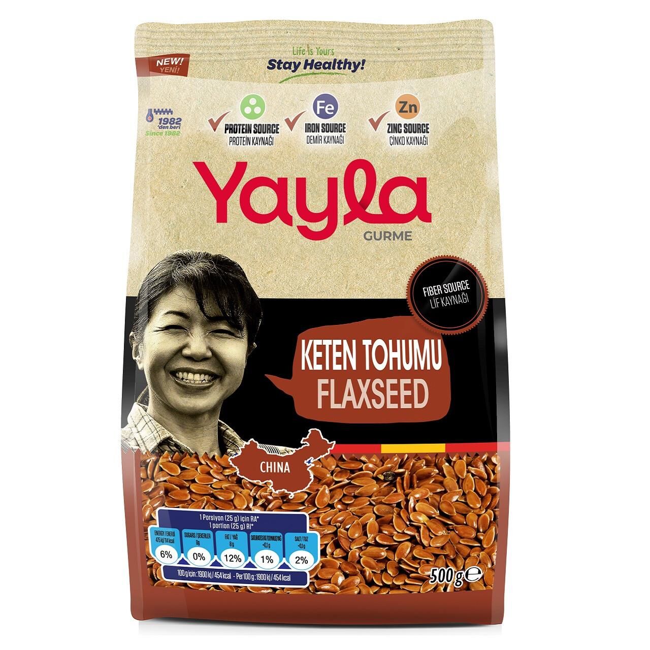 YAYLA KETEN TOHUMU GURME 500GR