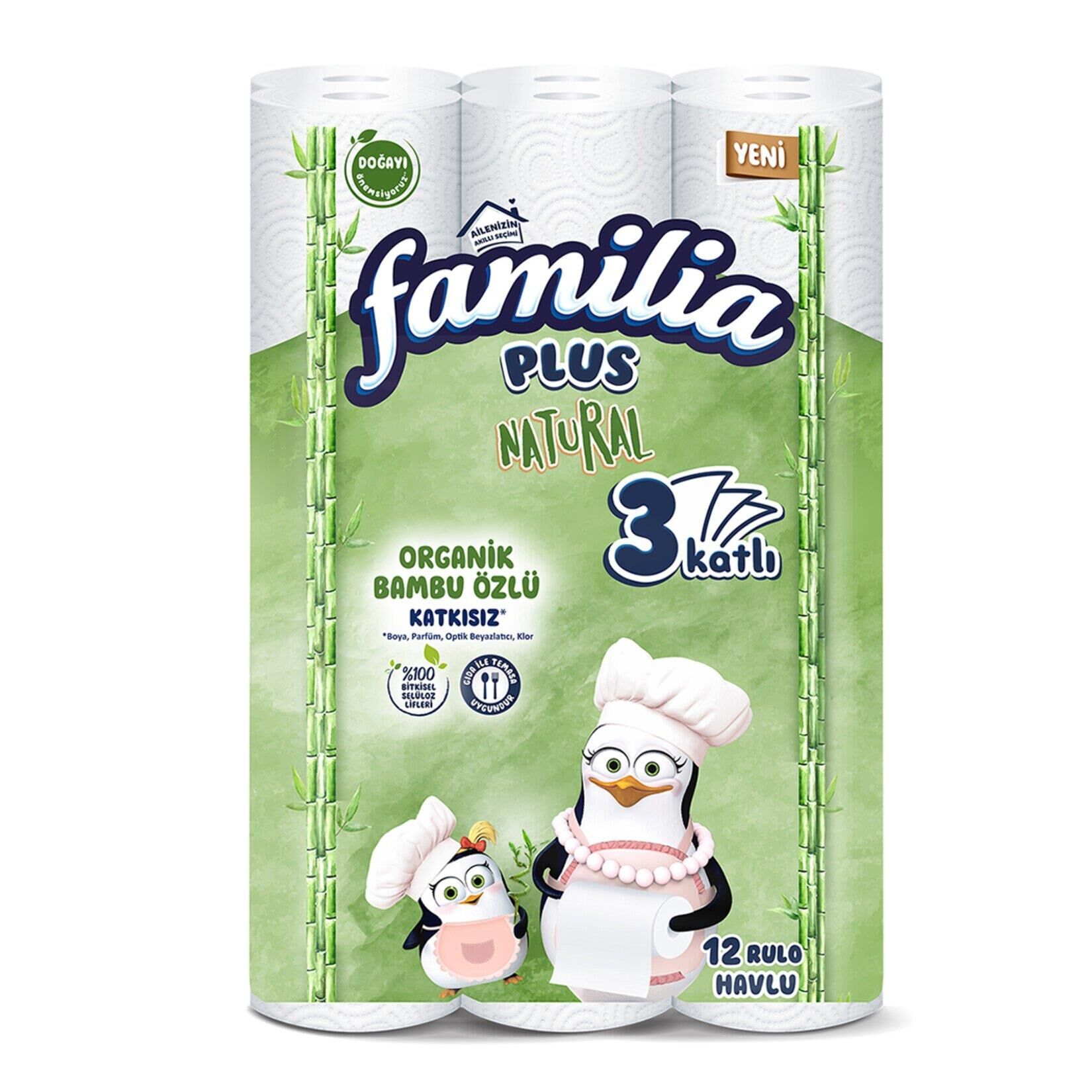 FAMİLYA HAVLU 12LI PLUS NATURAL