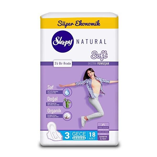 SLEEPY SOFT EKO PED GECE 18Lİ