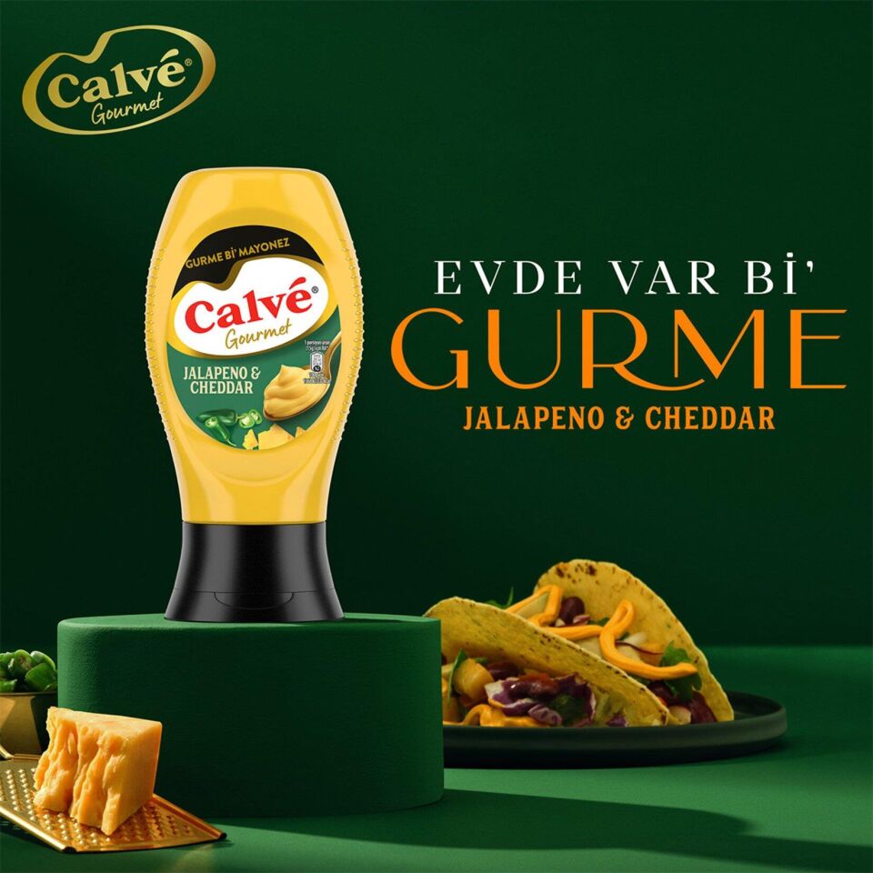 CALVE MAYONEZ 240GR JALAPENO&CHEDDAR