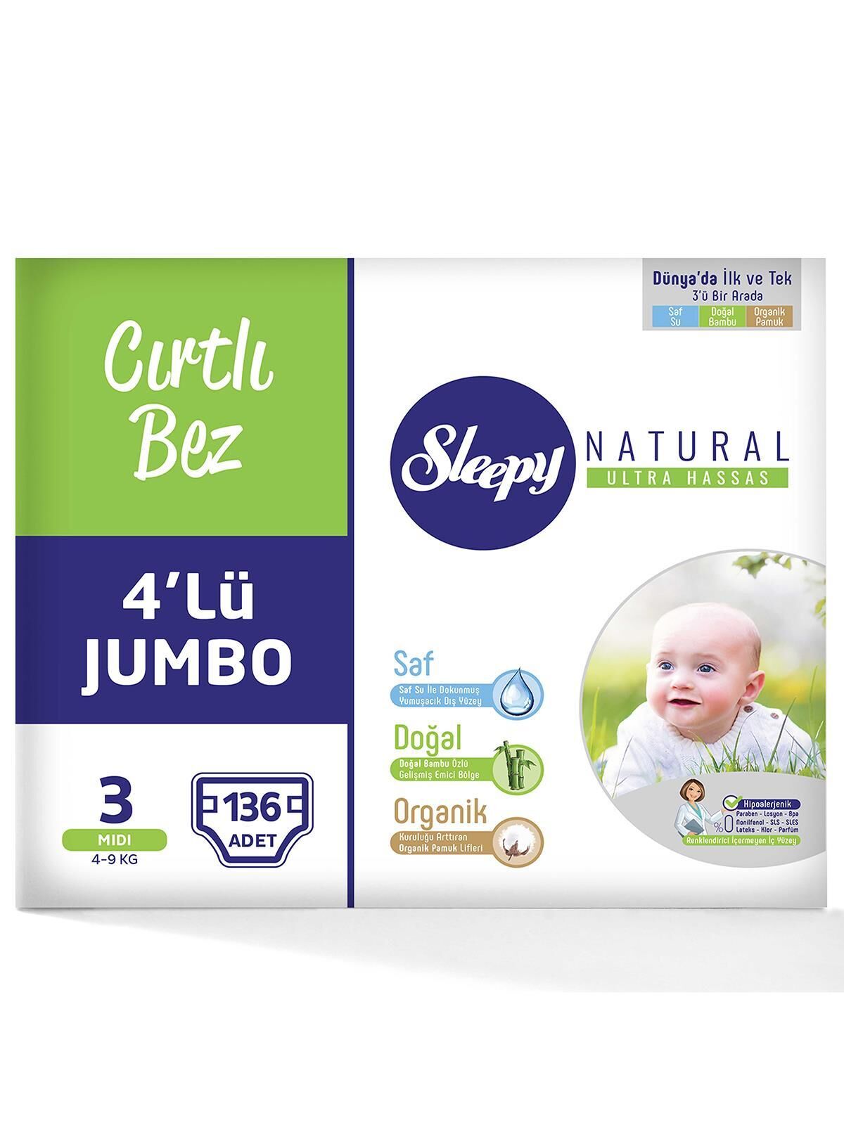 SLEEPY JUMBO CIRTLI NO:3 MİDİ 136LI