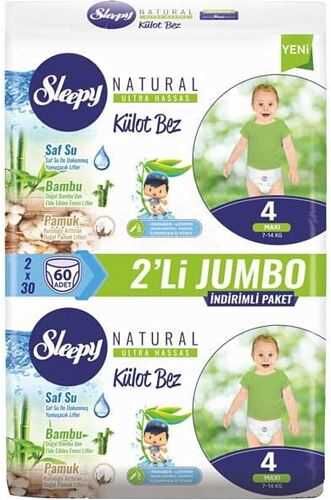 SLEEPY KÜLOT BEZ MAXİ NO:4 60LI