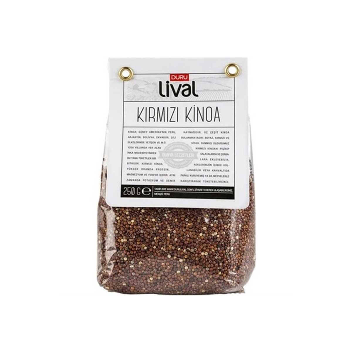 DURU LİVAL KIRMIZI KİNOYA 250GR