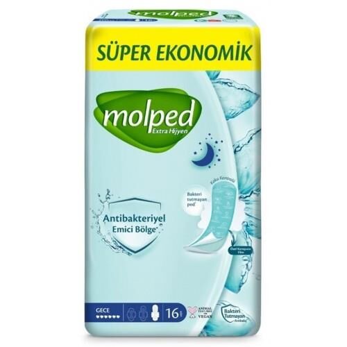 MOLPED EXTRA HİJYEN GECE 16LI SÜP.EKON.