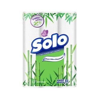 SOLO TUVALET KAĞIDI 12Lİ BAMBU