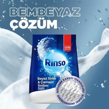 RİNSO MATİK 4KG BEYAZ SİRKE&ÇAMAŞIR SODASI BEYZLR