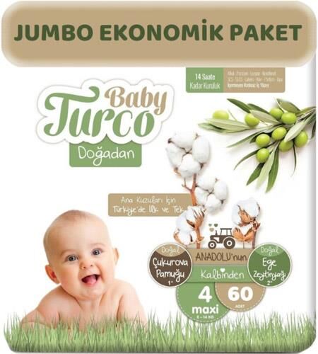 BABY TURCO BEBEK BEZİ HESAPLI PAKET NO:4 MAXİ 60LI