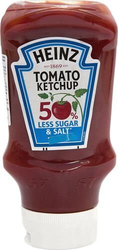 HEINZ KETÇAP %50 AZ ŞEKERLİ %50 AZ TUZLU 435GR