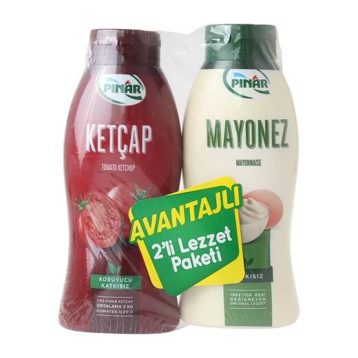 PINAR KETÇAP 600GR+MAYONEZ 500GR