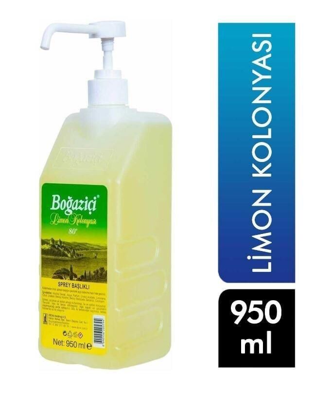BOĞAZİÇİ 950ML SPREY BAŞLIKLI LİMON KOLONYASI