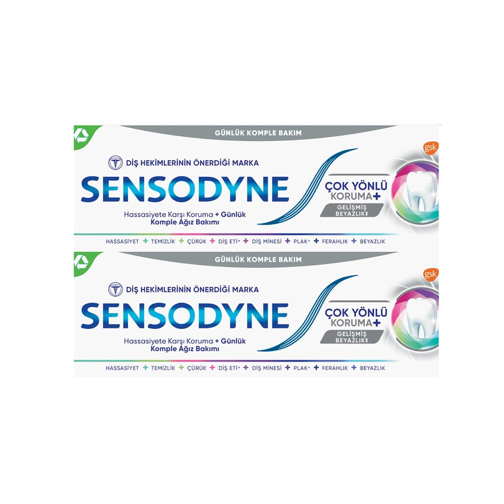 SENSODYNE 50ML ÇOK YÖNLÜ KORUMA 2Lİ