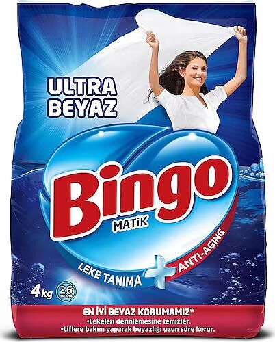 BİNGO MATİK 4KG ULTRA BEYAZ