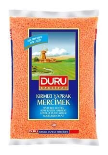DURU MERCİMEK 2KG KIRMIZI YAPRAK