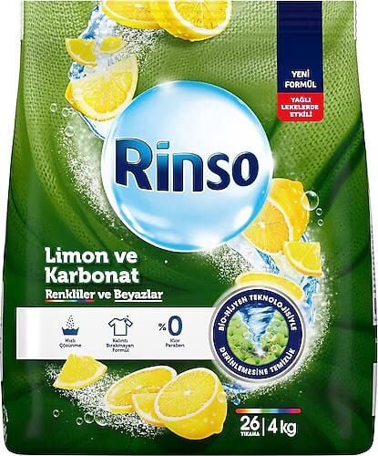 RİNSO MATİK 4KG LİMON VE KARBONAT