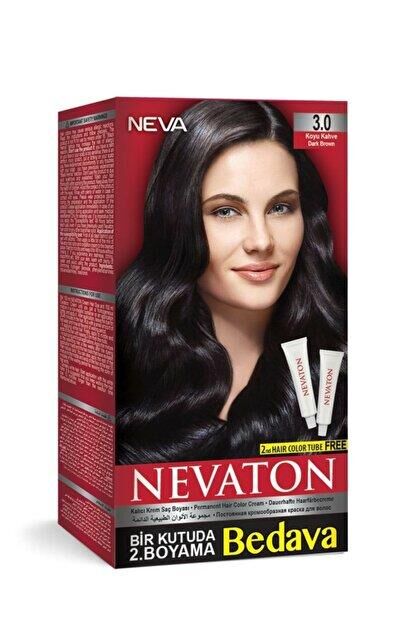 NEVATON SET BOYA 2*50ML  3.0 KOYU KAHVE