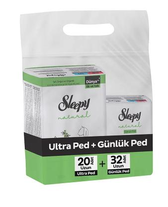 SLEEPY ULTRA PED UZUN 20Lİ+GÜNLÜK PED UZUN 32Lİ