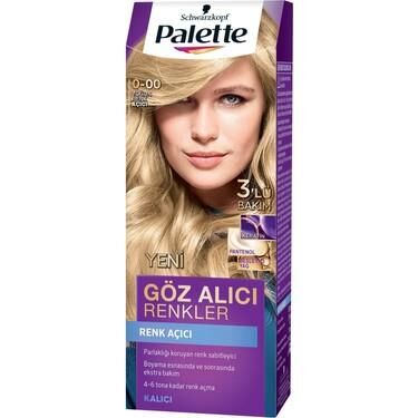 PALETTE GÖZ ALICI RENKLER 0-00 YOĞUN RENK AÇICI