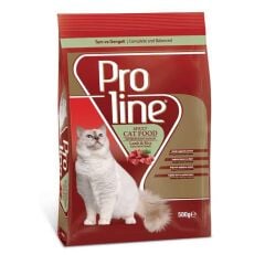 PROLİNE ADULTCAT FOOD 500G KUZU ETLİ & PİRİNÇLİ